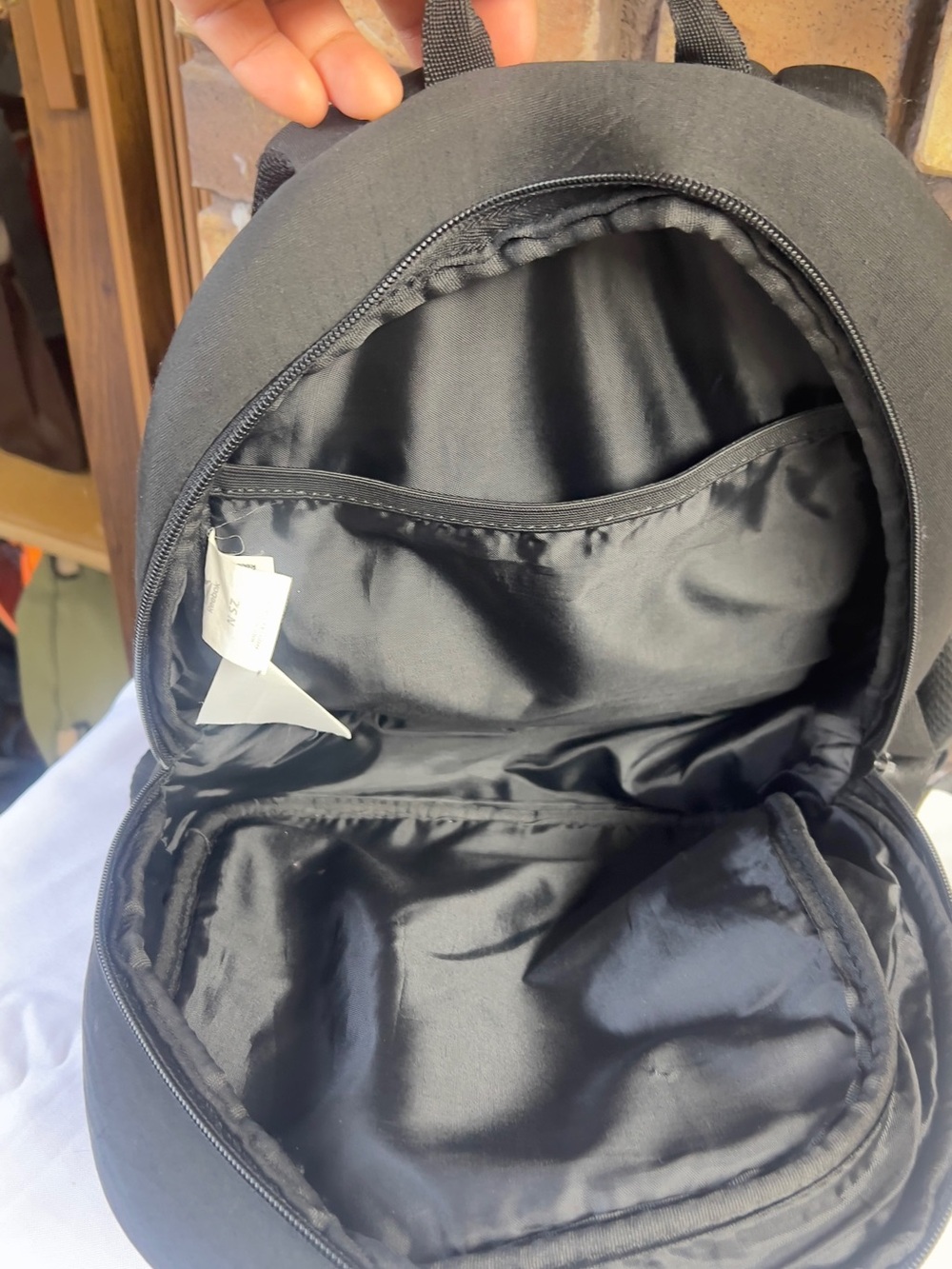 Reebok Black Compact Front-Zip Backpack - Picture 4 of 4